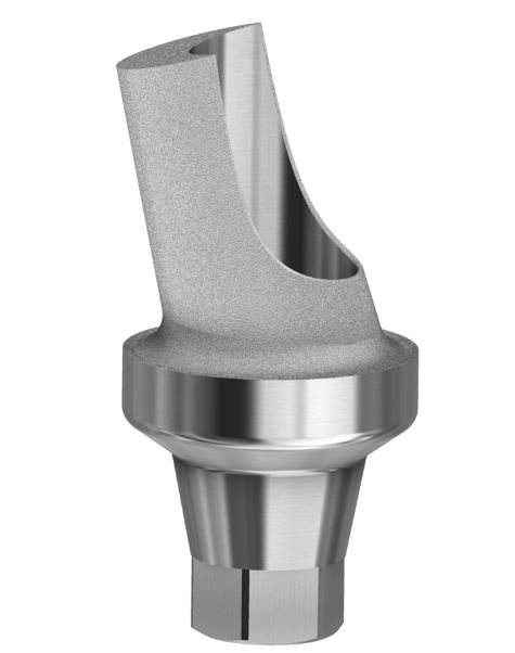 Angled Abutment Compatible With Astra Tech Osseospeed On Implant RP/3.5-4 15°