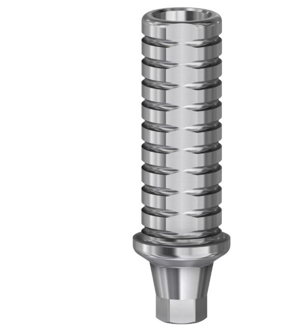 Temporary Abutment Compatible With Astra Tech Osseospeed On Implant With Screw Engaging RP/3.5-4