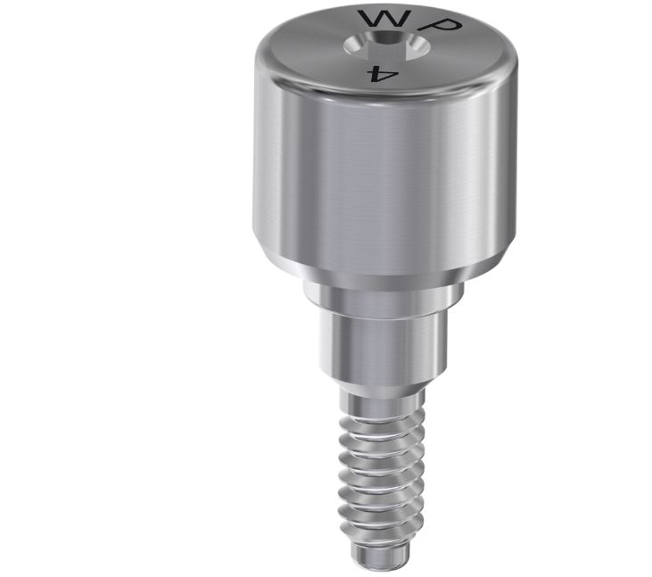 Healing Abutment Compatible With 3I Certain WP/5 - 4 mm