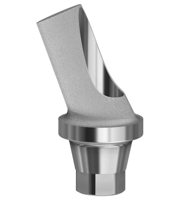 Angled Abutment Compatible With NobelActive & NobelReplace CC On Implant RP/4.3 25°