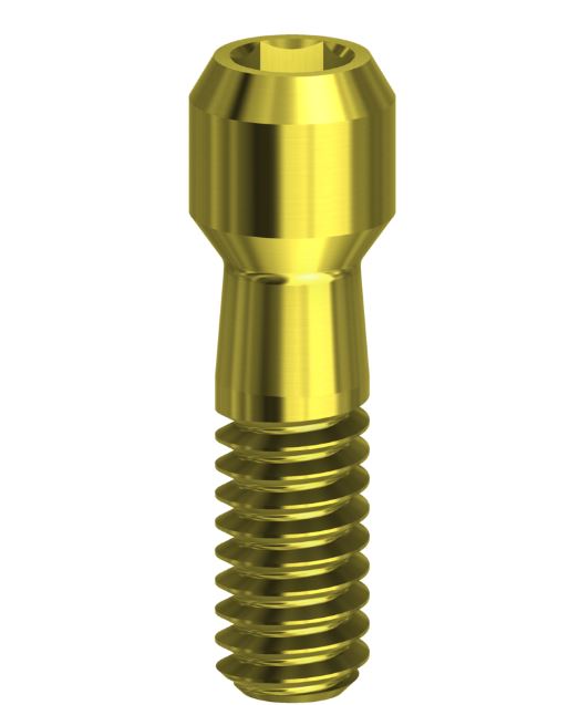 Screw Hex Tin Coated Compatible With Bego Semados 4.5 1.27 mm Gold