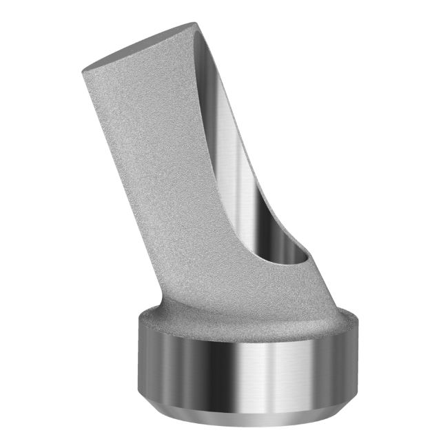 Angled Abutment Compatible With Nobel Brånemark On Implant RP/4.1 25°