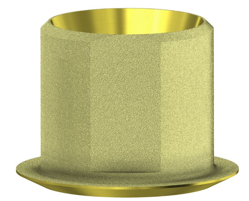 Aurum Base Compatible With Nobel Branemark Engaging NP 3.5 - 0.3 mm Gold