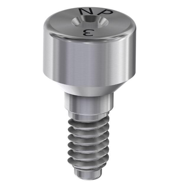 Healing Abutment Compatible With BioHorizons Internal Hex NP/3.5 - 3 mm