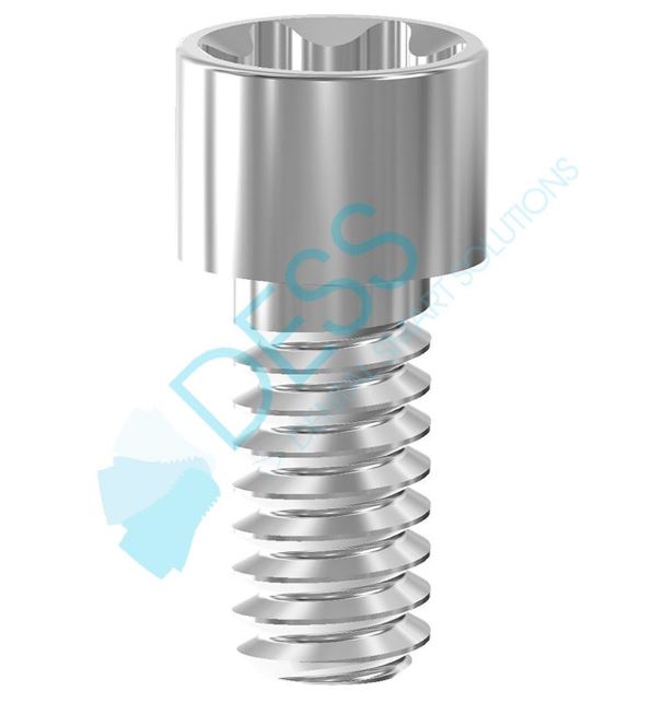 Flat Seat Final Screw Compatible With Straumann Bone Level On Multi Base Abutment NC/RC