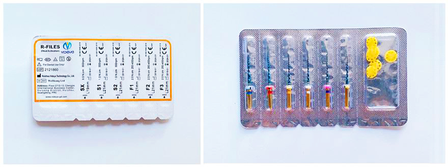 R-Files Heat Activation Gold Engine Use NiTi SX-F3 - 25 mm, Protaper Sequence Assorted Kit SX-S1-S2-F1-F2-F3