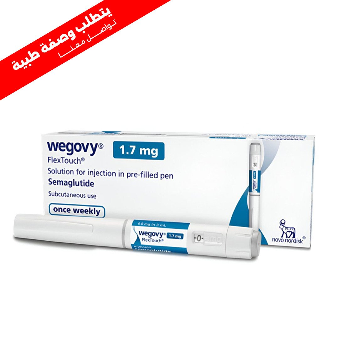 Wegovy, 1.7 Mg, Pre-Filled Pen - 1 Pen (Prescription Required)