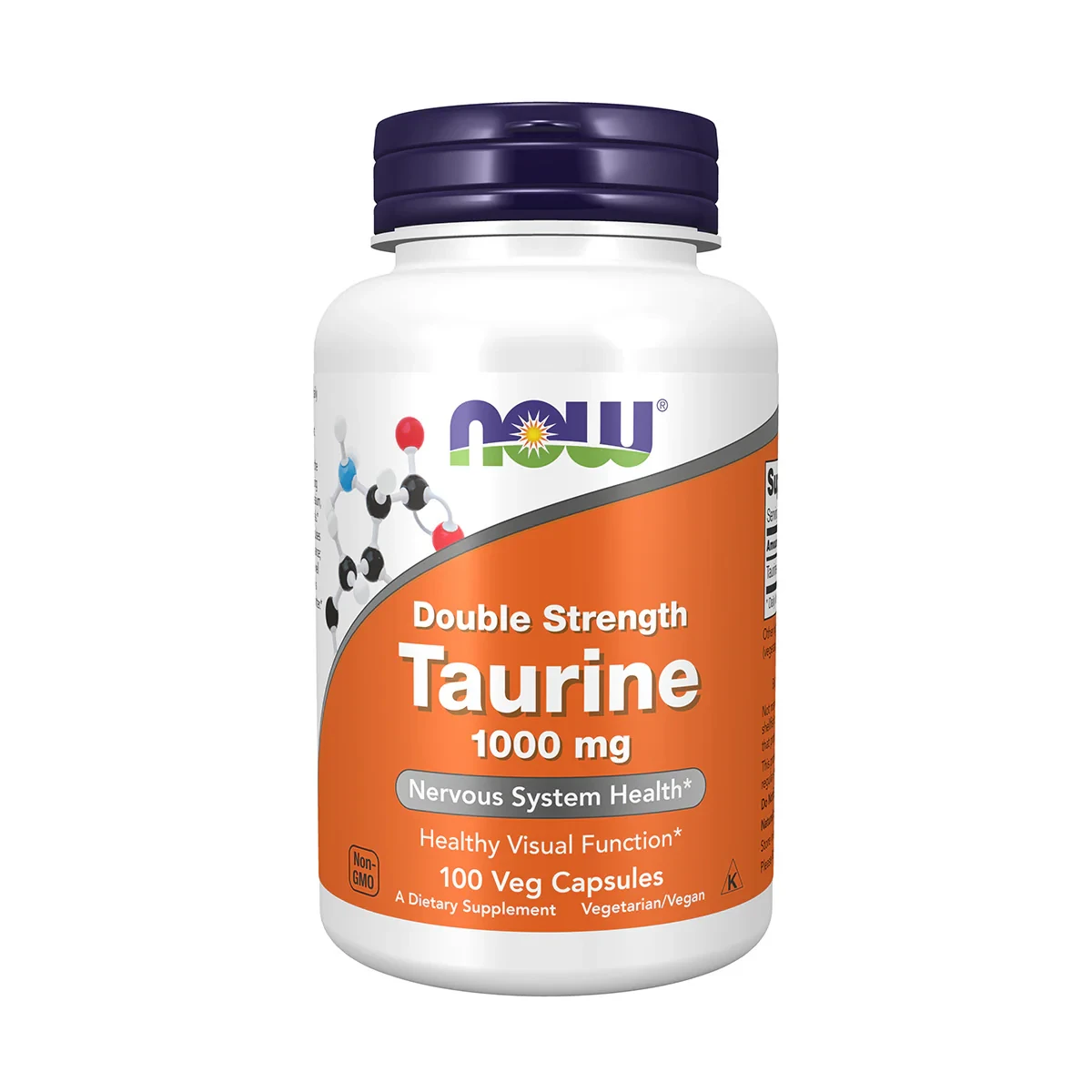 Now L Taurine 1000mg 100 VegeCapsules