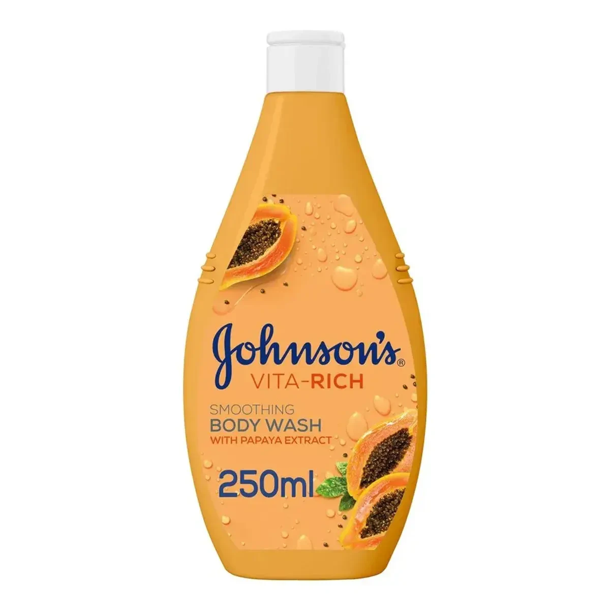 Johnsons Vita Rich Body Wash Smoothing Papaya 250ml
