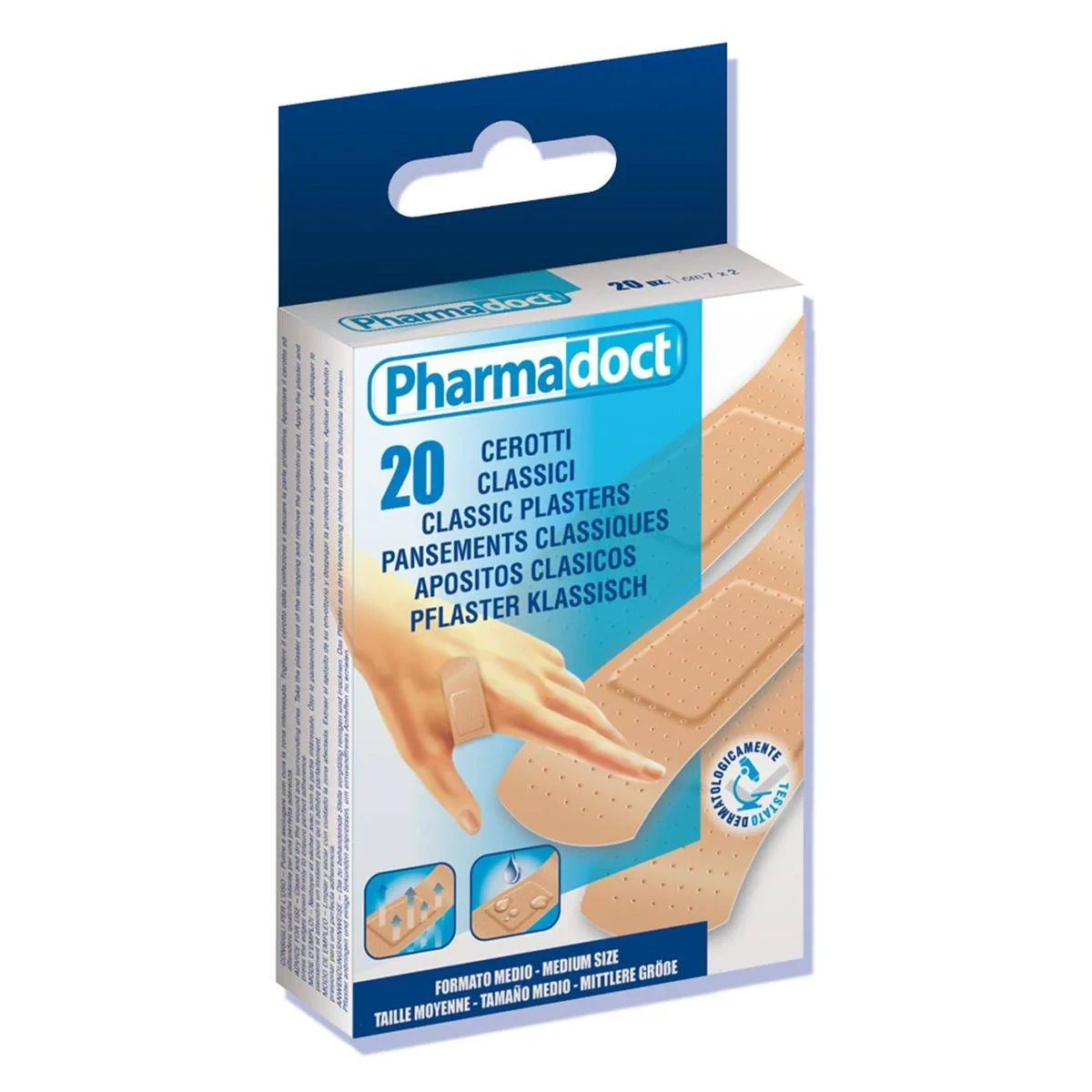 Pharmadoct Classic 7X2cm 20 Plasters