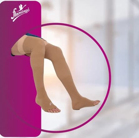 Flamingo Medical Compression Stockings Above Knee - Class I (Pair)