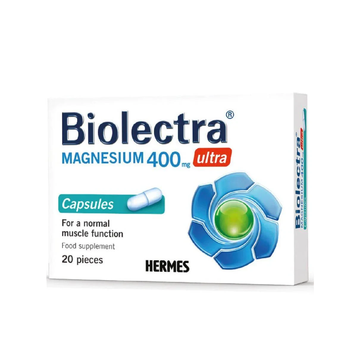 Biolectra Magnesium 400mg Ultra 20 Capsules