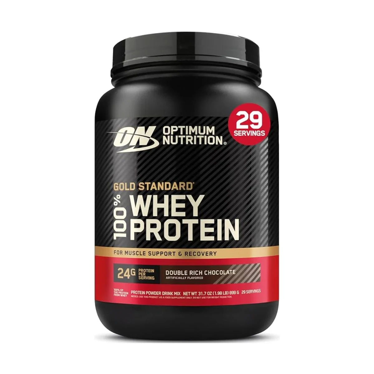 Optimum Nutrition Gold Standard 100% Whey Protein Double Rich Chocolate 899g