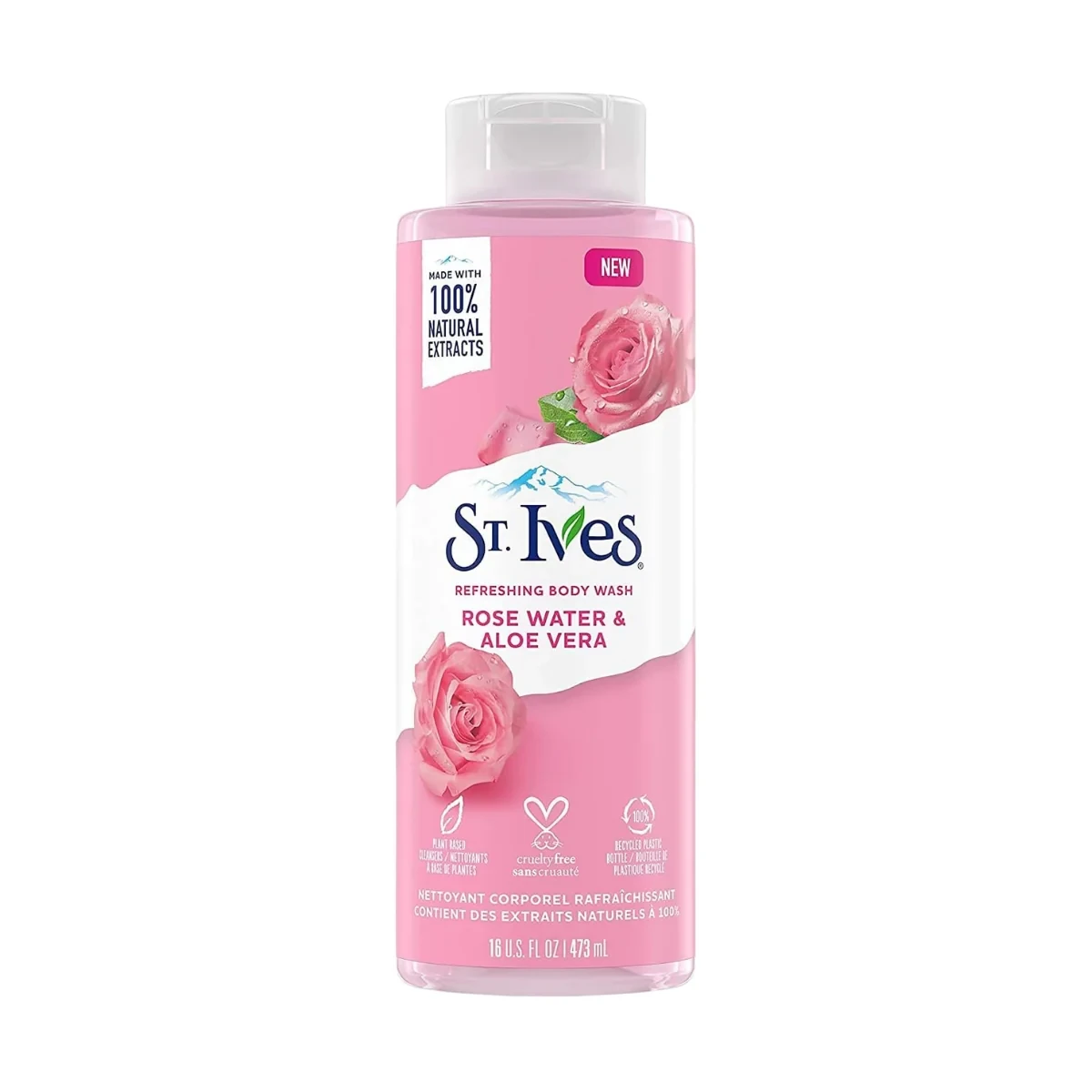 St. Ives Body Wash Rose & Aloe Vera 473ml