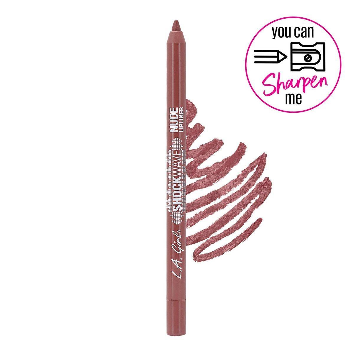 LA Girl Shockwave Nude Lip Liner Mauve