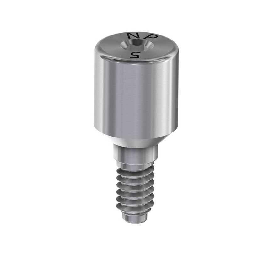 MetAlive Healing Abutment Compatible With Zimmer Internal Hex NP/3.5 - 5 mm