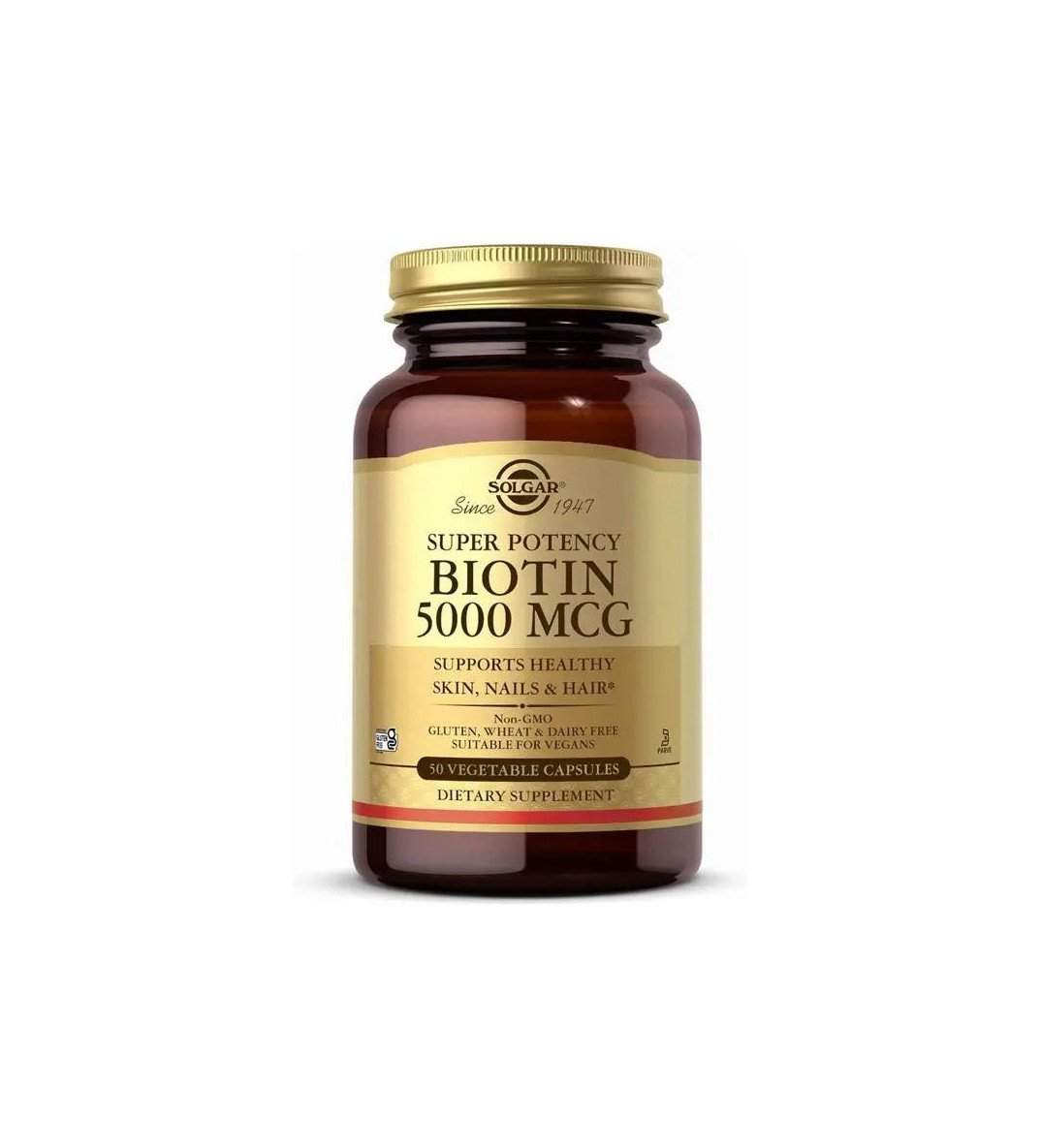 Solgar Biotin 5000mcg 50 Tablets