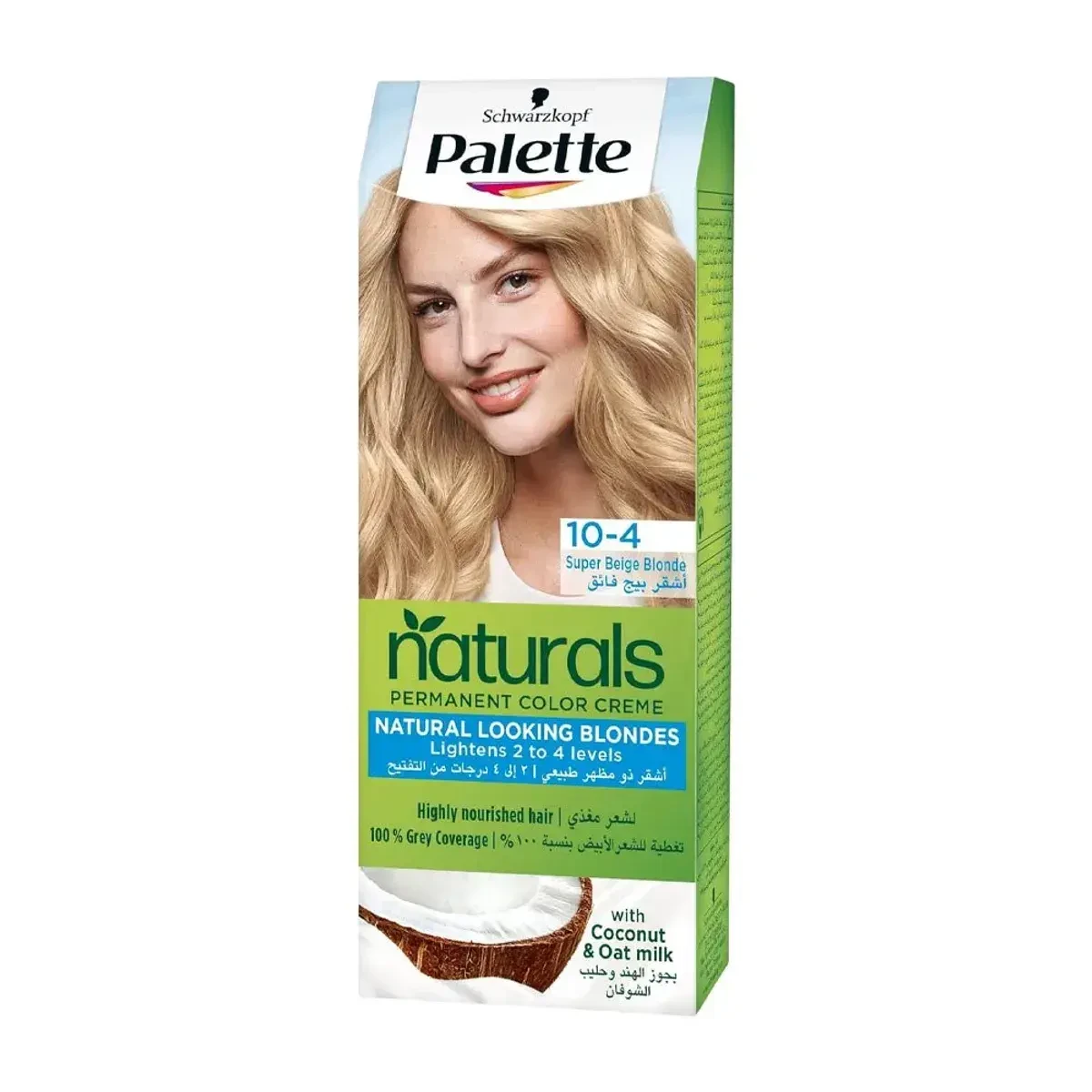 Schwarzkopf Palette Permanent Natural Colors Cream 10-4 Blonde Beige