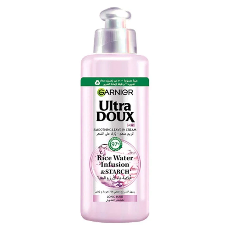 Garnier Ultra Doux Rice Water Leave In Cream 200ml