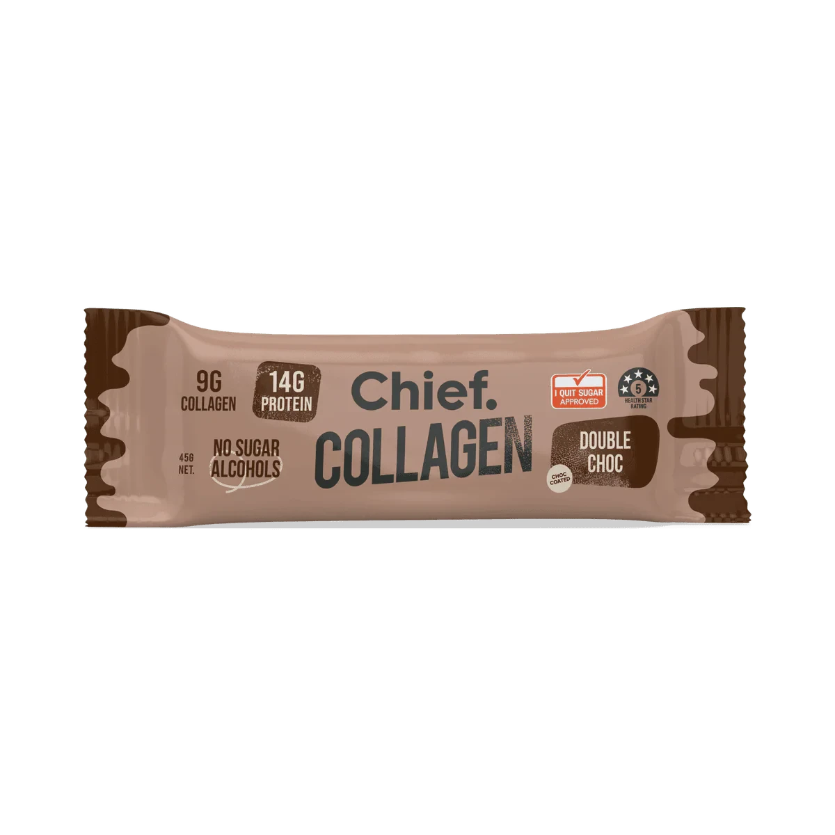 Chief Collagen Protein Bar Double Chocolate 45g