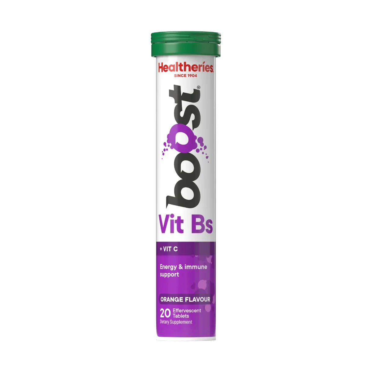 Healtheries Boost Vitamin B Orange 20 Effervescent Tablets