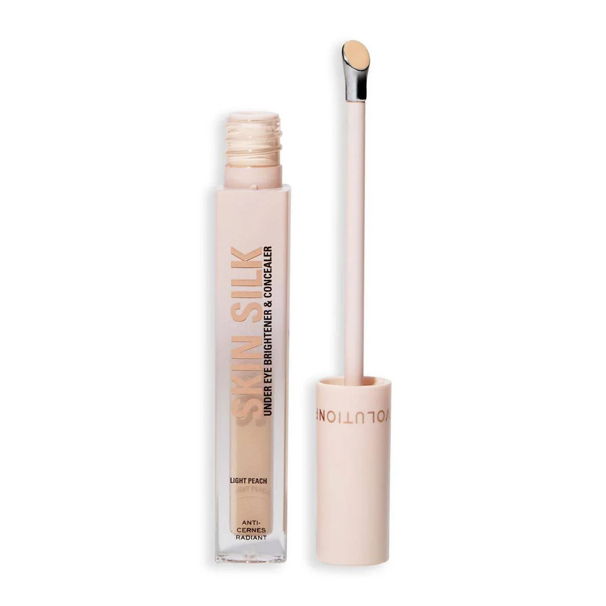 Revolution Makeup Skin Silk Under Eye Brightener & Concealer Light Peach 4ml