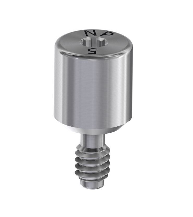 MetAlive Healing Abutment Compatible With 3I Osseotite On implant NP/3.4 - 5 mm