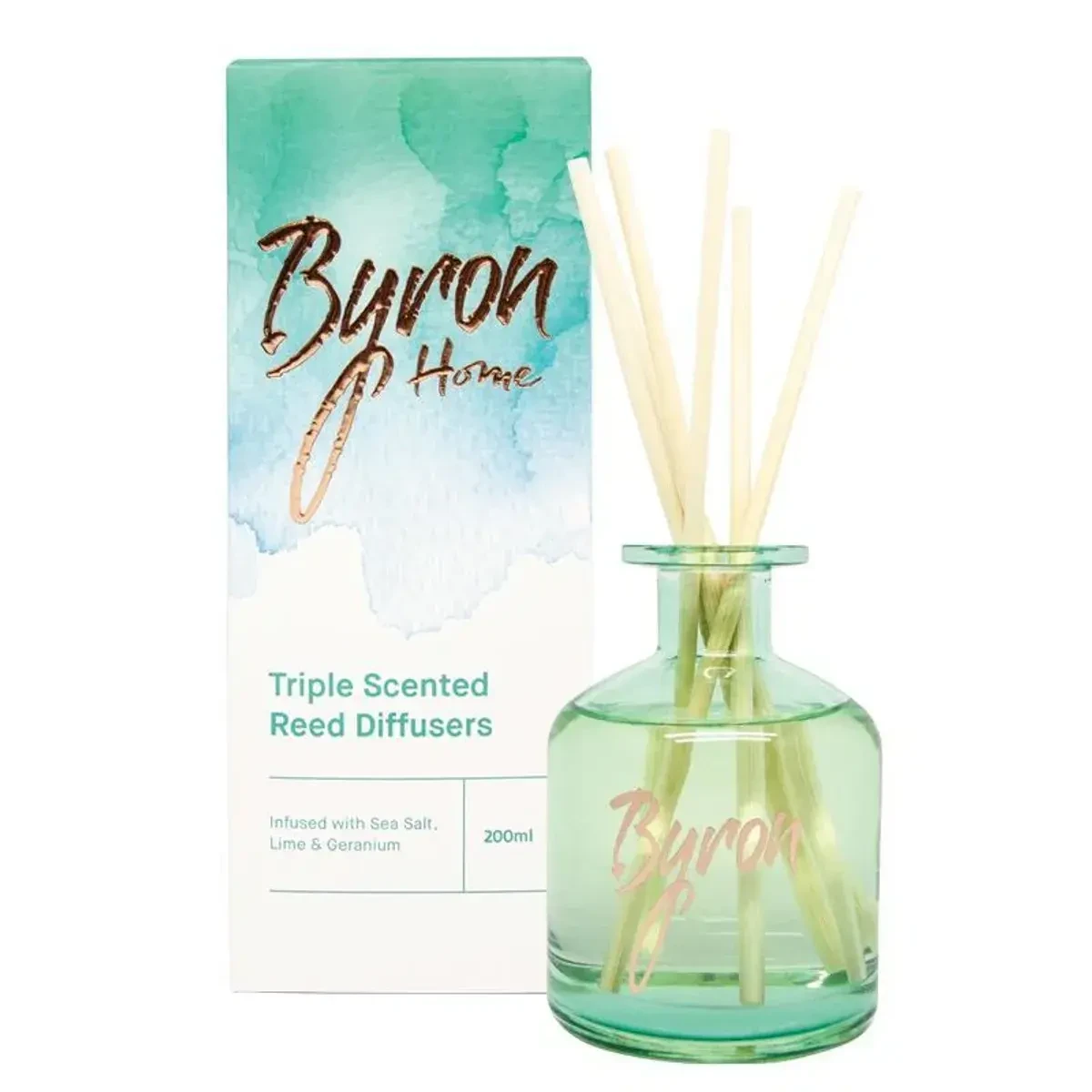 Byron Home Reed Diffuser Green 200ml