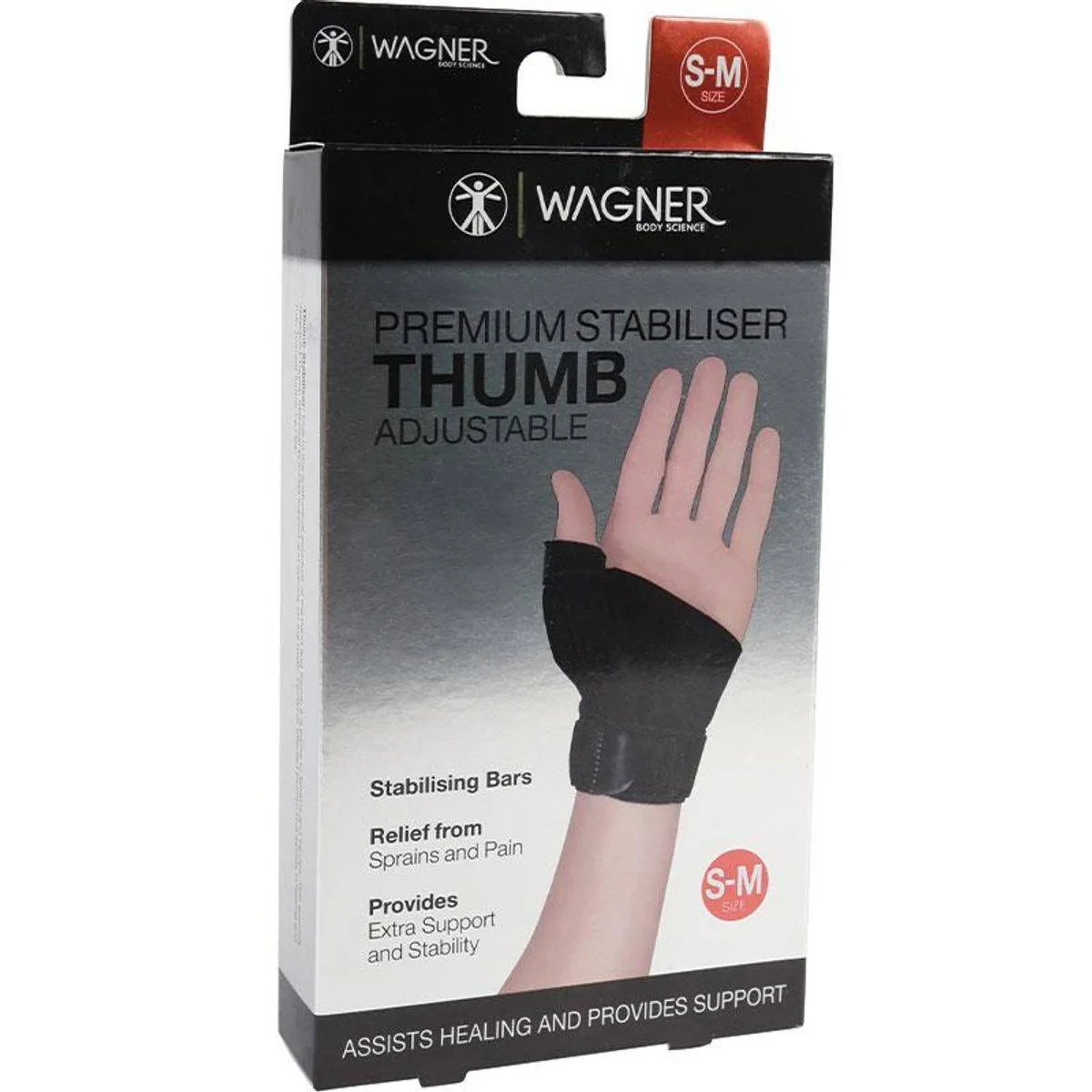 Wagner Body Science Premium Stabiliser Thumb Adjustable Small/Medium