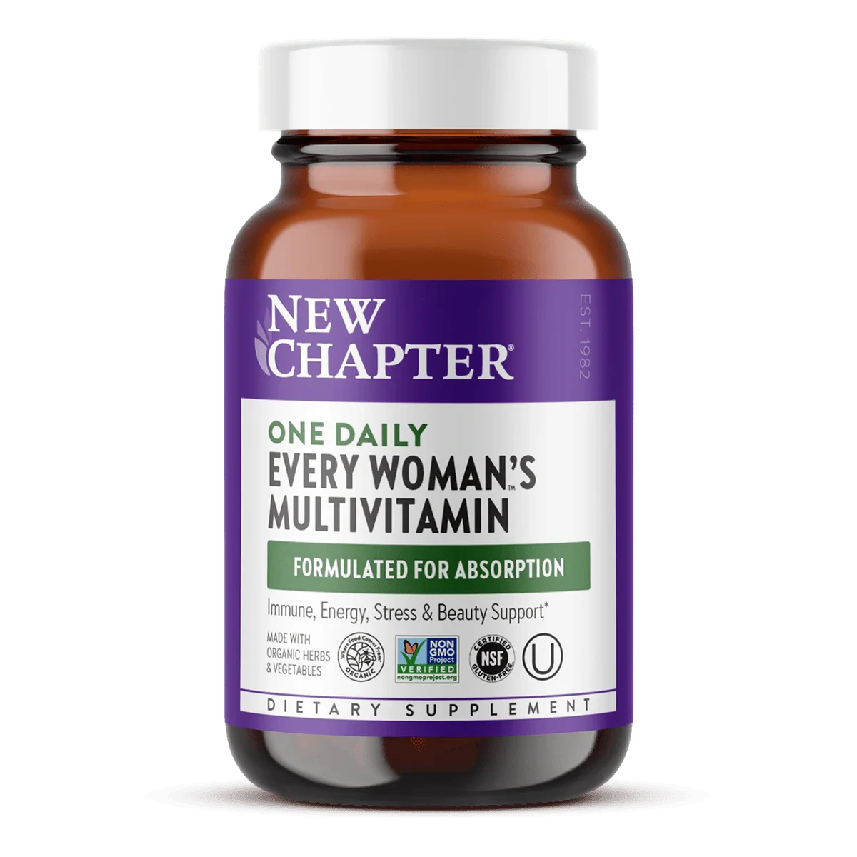 New Chapter One Daily Every Woman's Multivitamin 72 Tablets