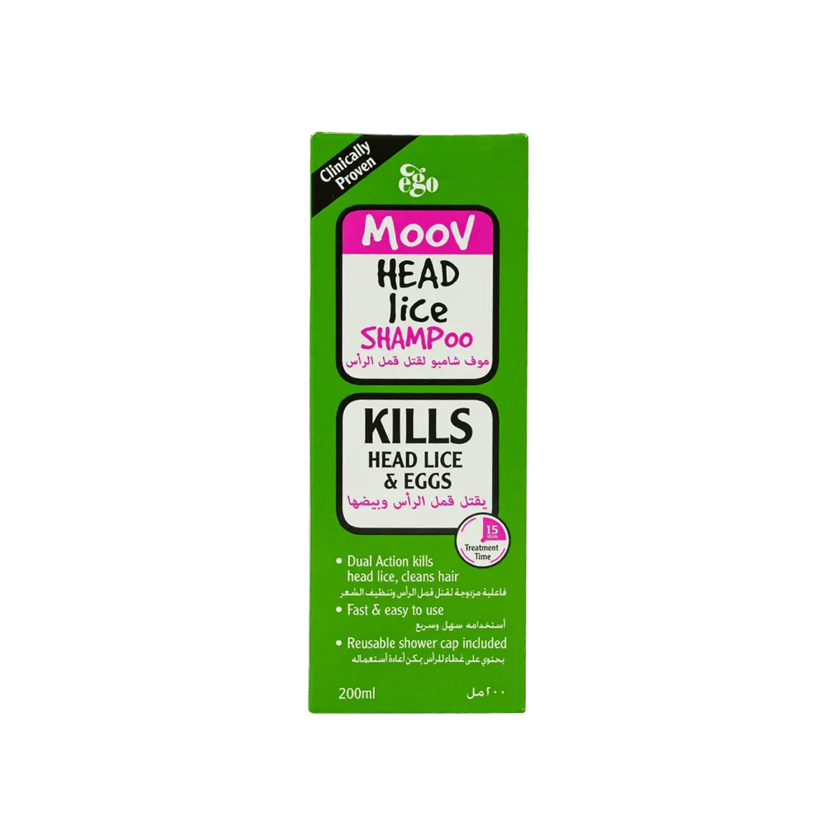 Ego Moov Head Lice Shampoo 200ml