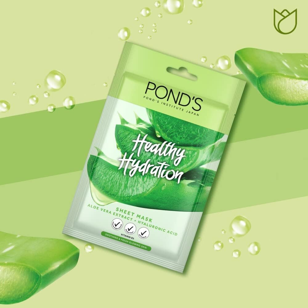 Ponds Healthy Hydration Sheet Mask Aloe Vera 25ml