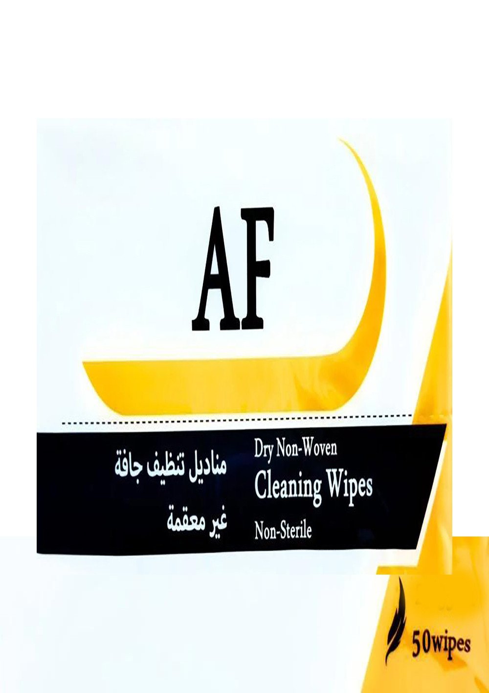 Non-sterile cleaning wipes