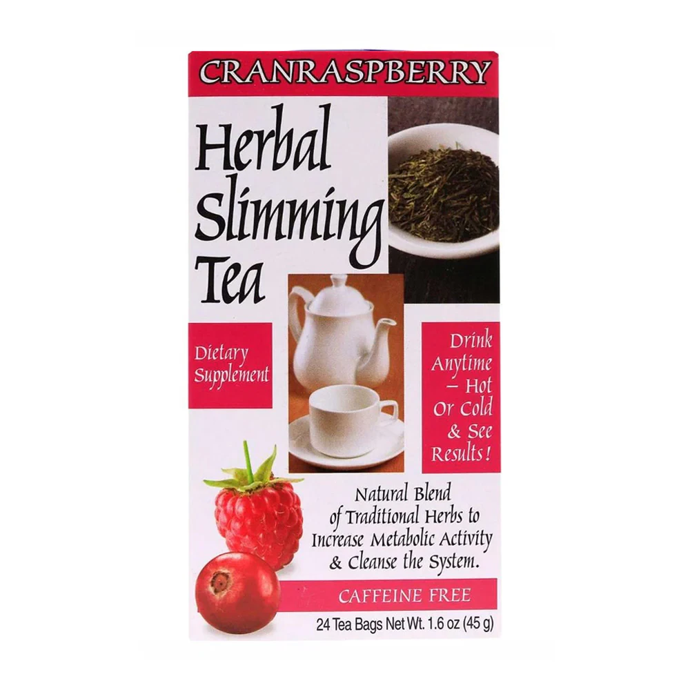 21st Century Herbal Slimming Tea Cranraspberry 24 Bags