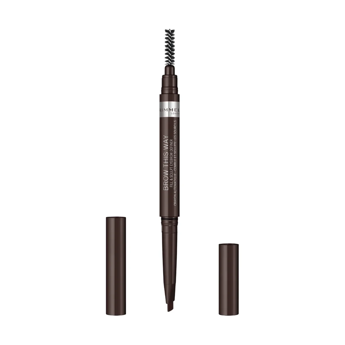 Rimmel Brow This Way 2In1 Filler & Fixer Dark 0.25g