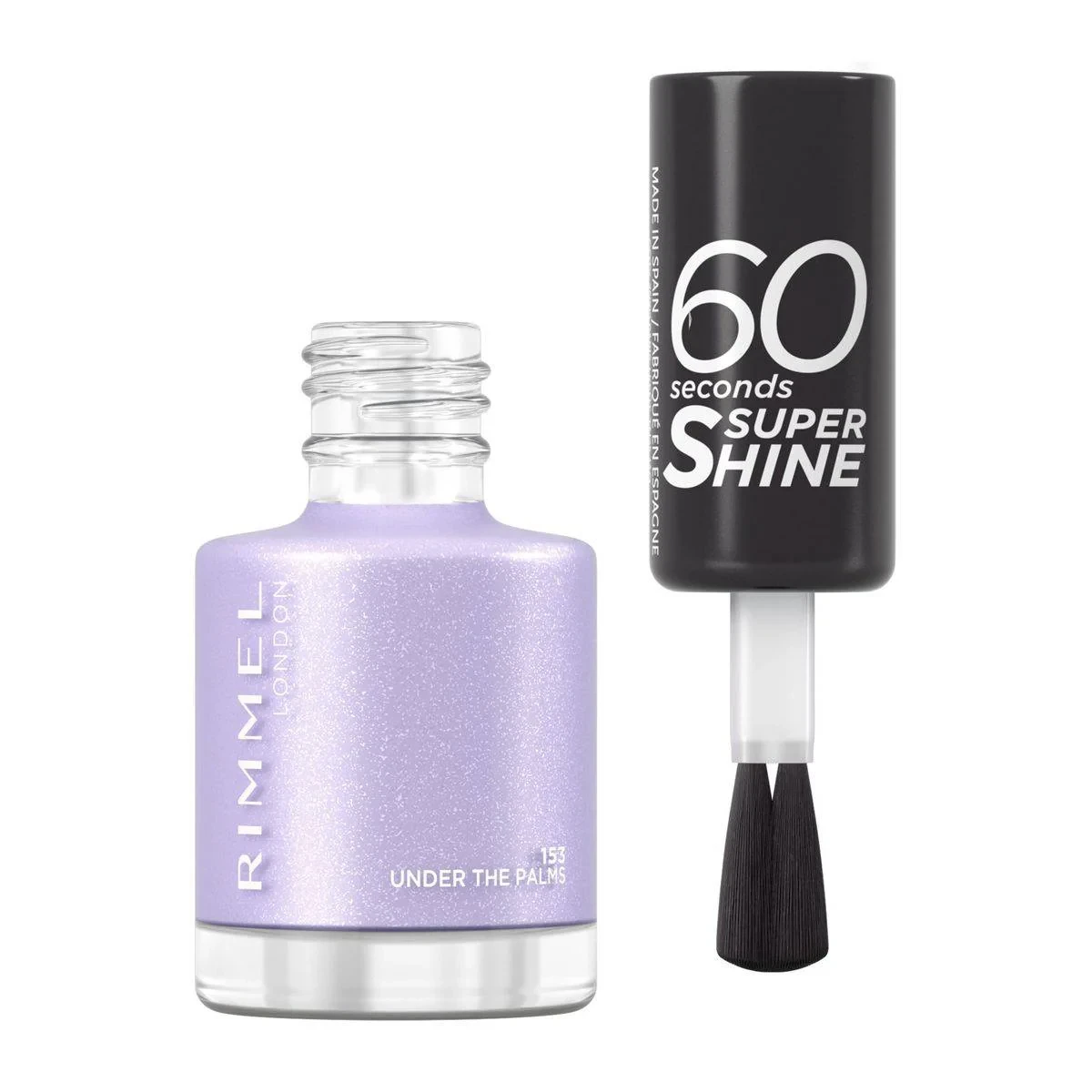 Rimmel 60 Seconds Nail Polish Summer Shimmer 153 Under The Palms 8ml