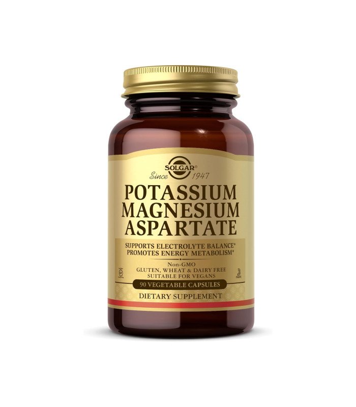 Solgar Potassium Magnesium Aspartate 90 VegeCapsules