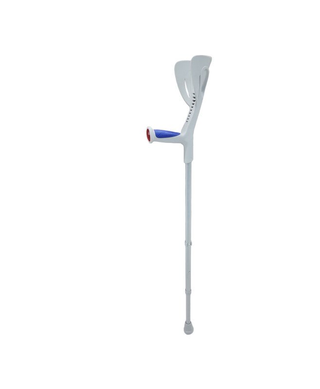 عكاز مرفق فرنسي مع عاكس ومسكة جل