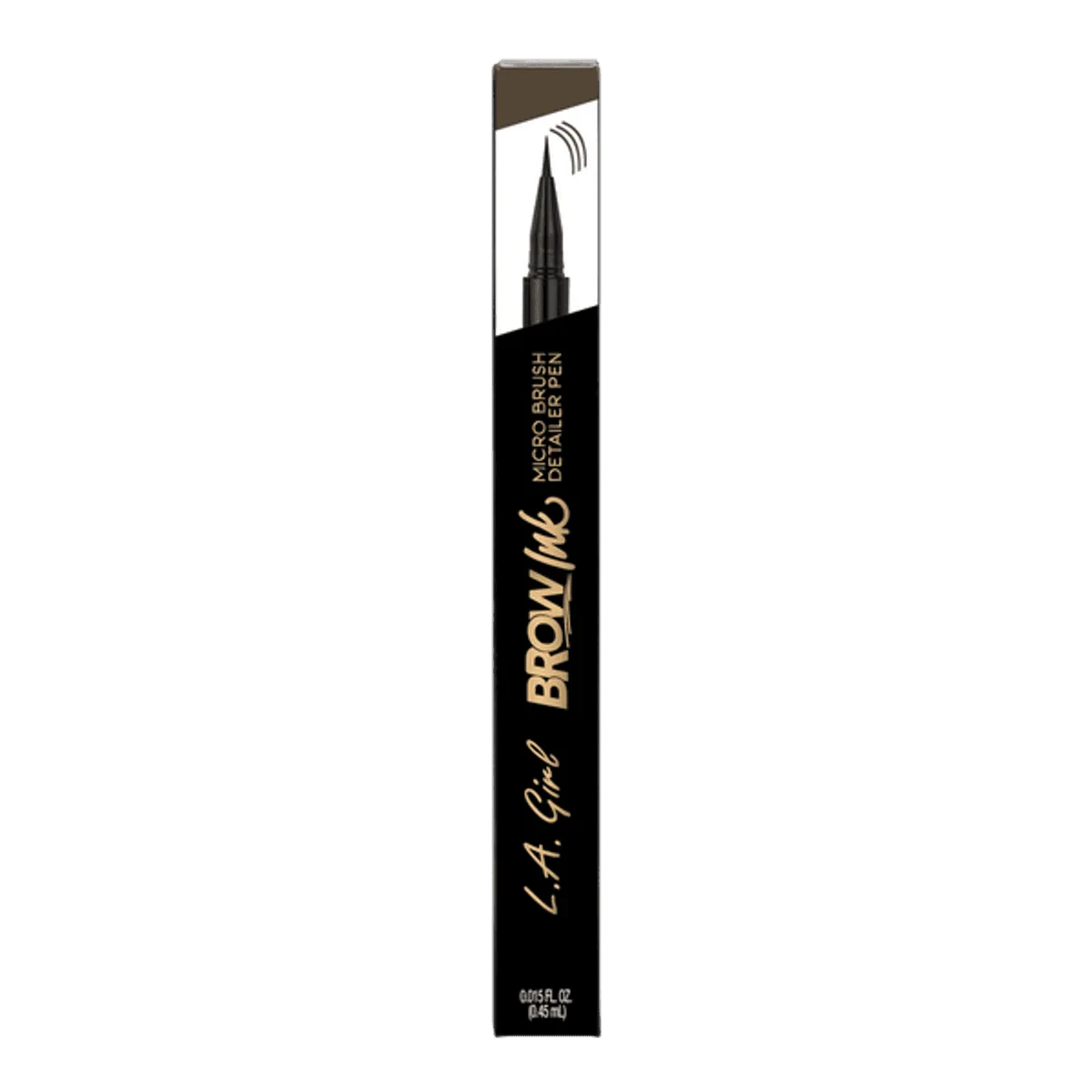 LA Girl Brow Ink Micro Brush Detailer Pen Soft Brown