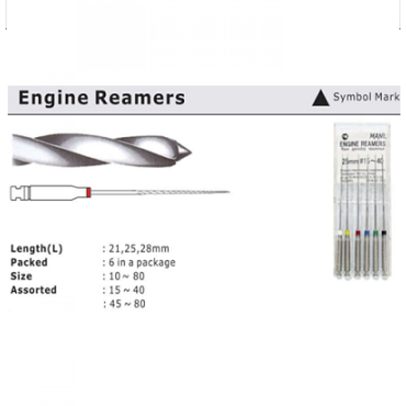 ENGINE REAMERS 25MM PK/6