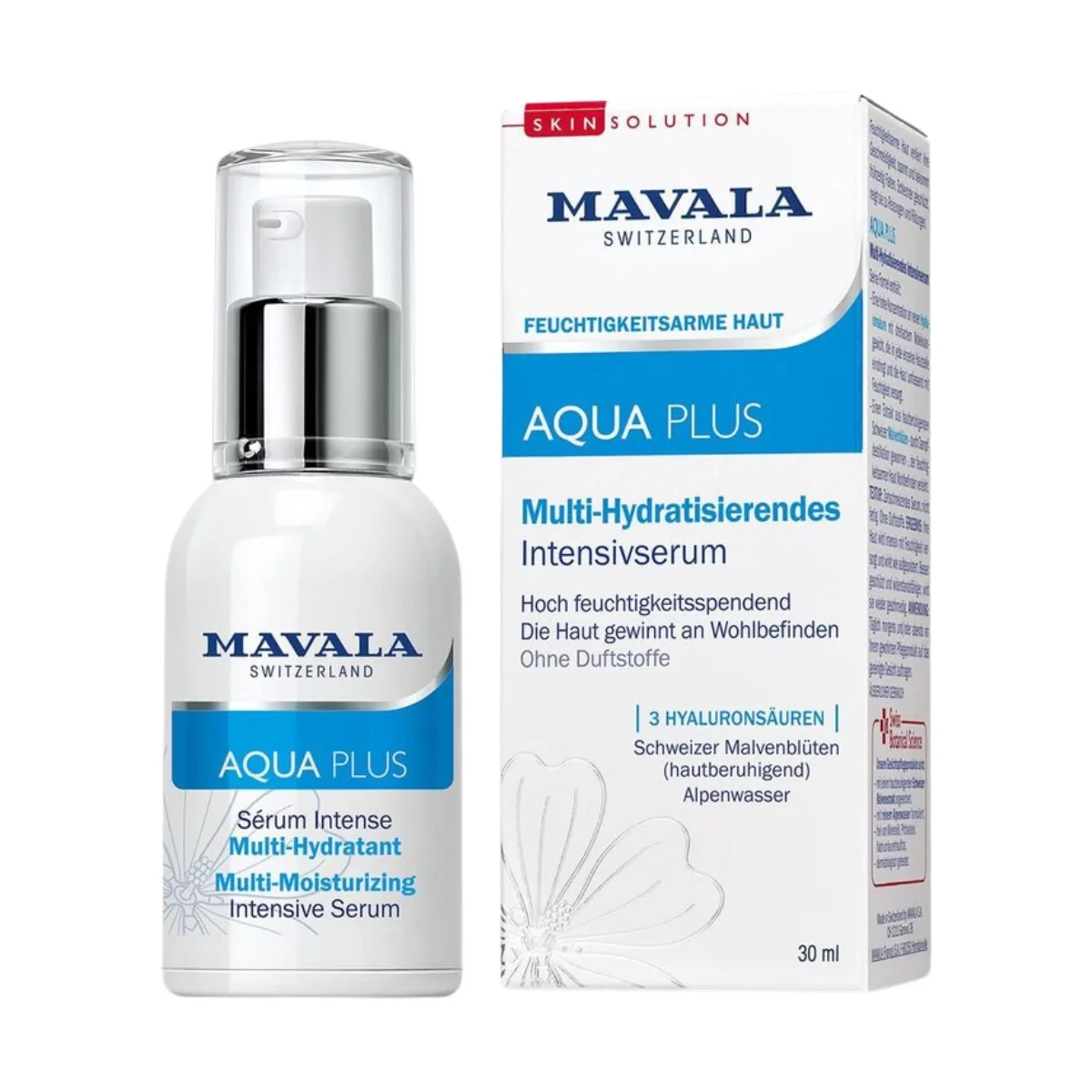 Mavala Swiss Skin Solution Aqua Plus Multi Moisturizing Intensive Serum 30ml