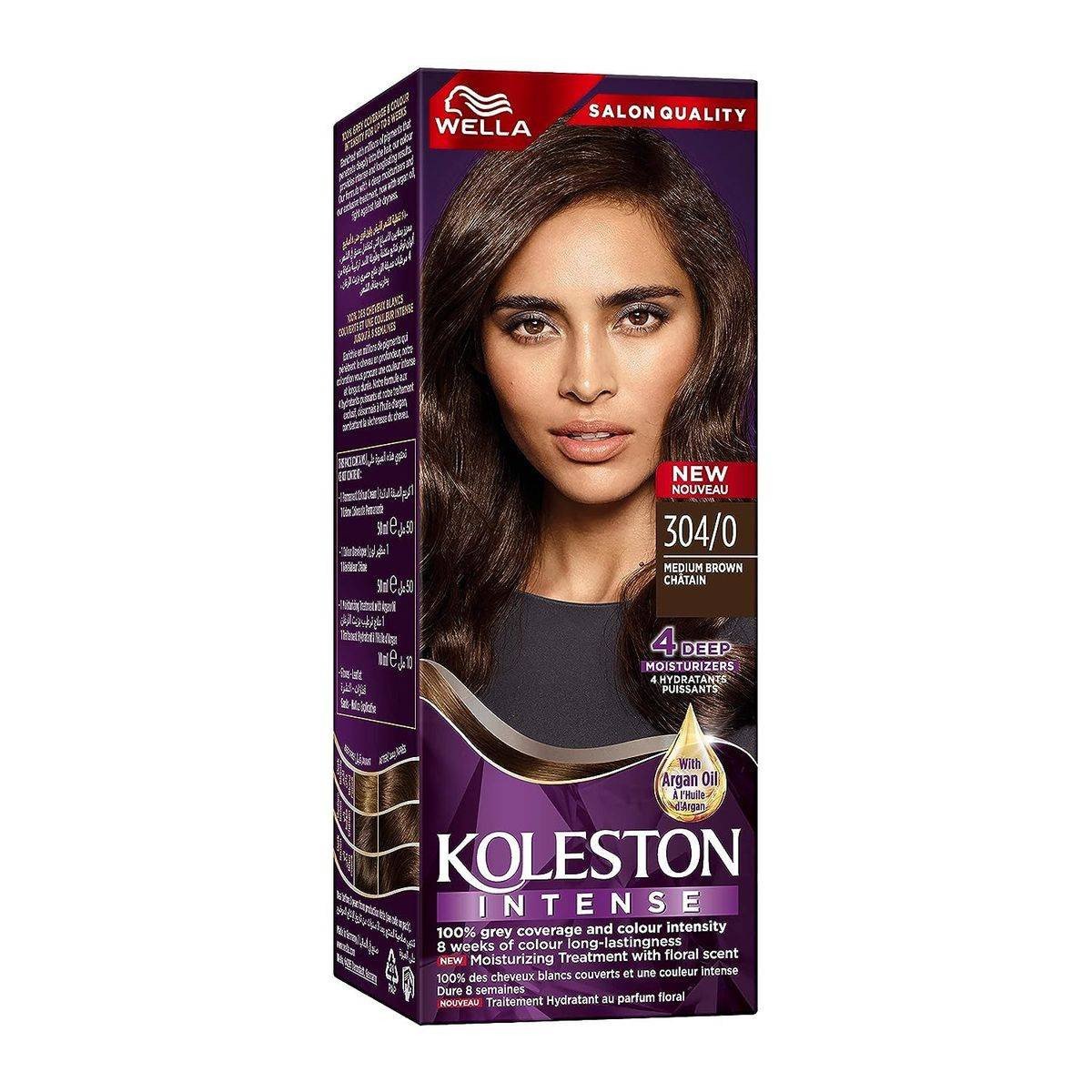 Wella Koleston Intense Hair Color Semi-Kit 304/0 Medium Brown