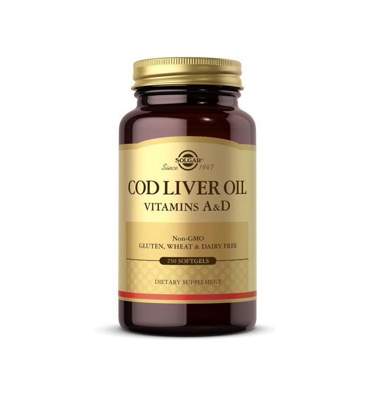 Solgar Norwegian Cod Liver Oil 250 Softgels