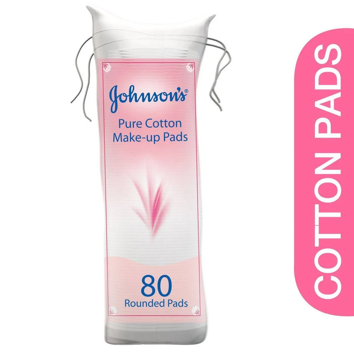 Johnsons Pure Cotton Pads 80 Pieces