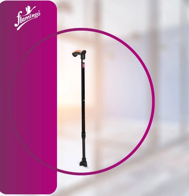 Flamingo Walking Stick With Tri-Leg Bottom