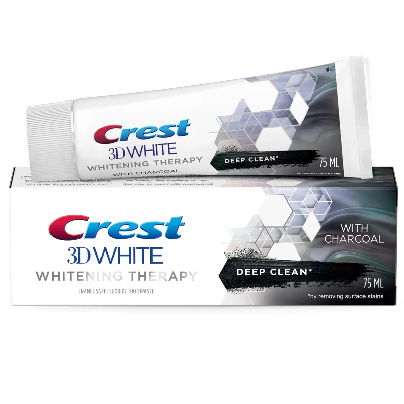 Crest Toothpaste 3D White Therapy Charcoal 75ml