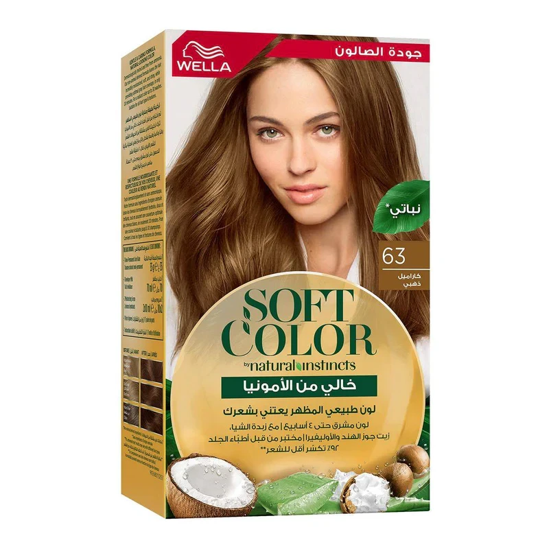 Wella Soft Color Natural Instincts Hair Color 63 Golden Caramel