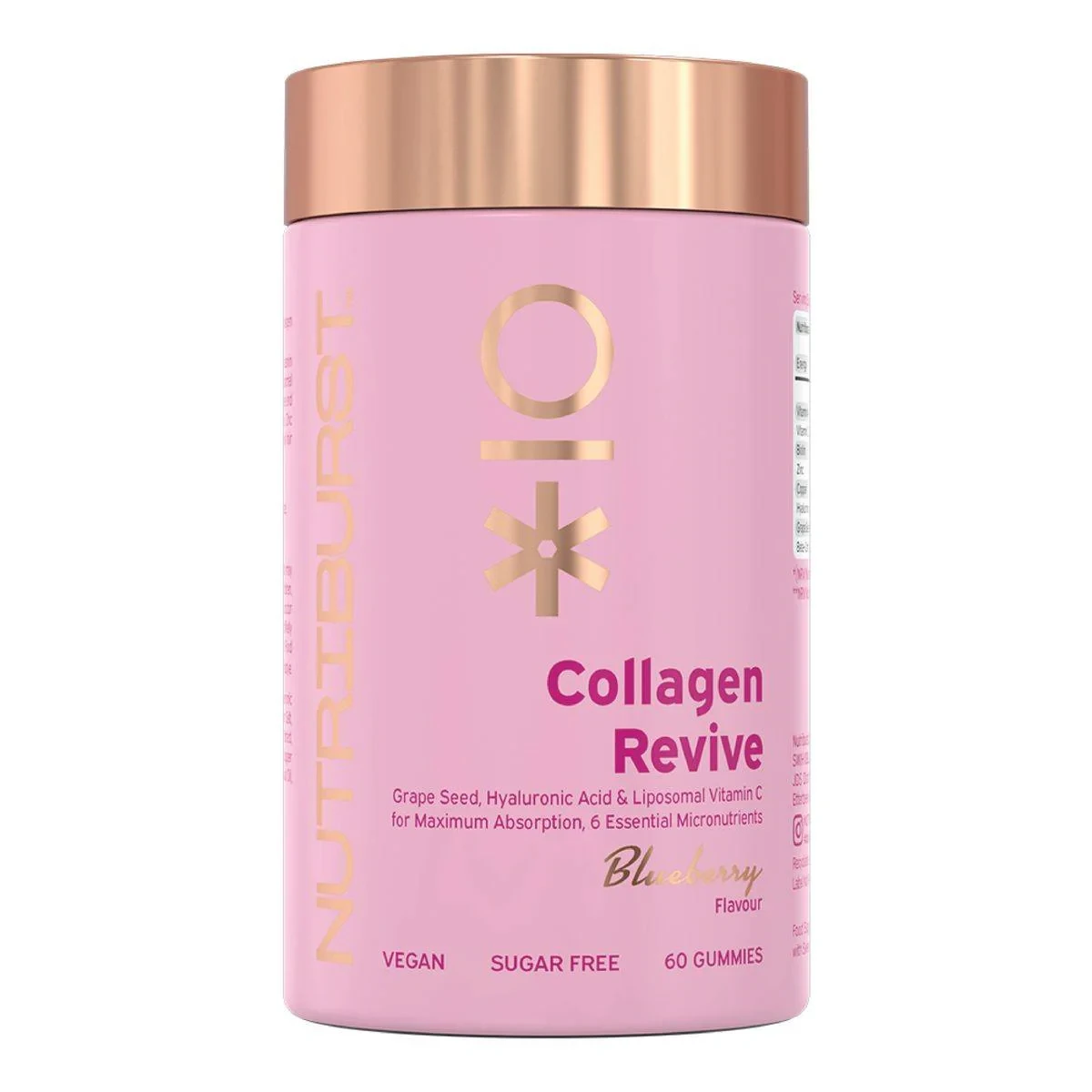 Nutriburst Collagen Revive Blueberry 60 Gummies