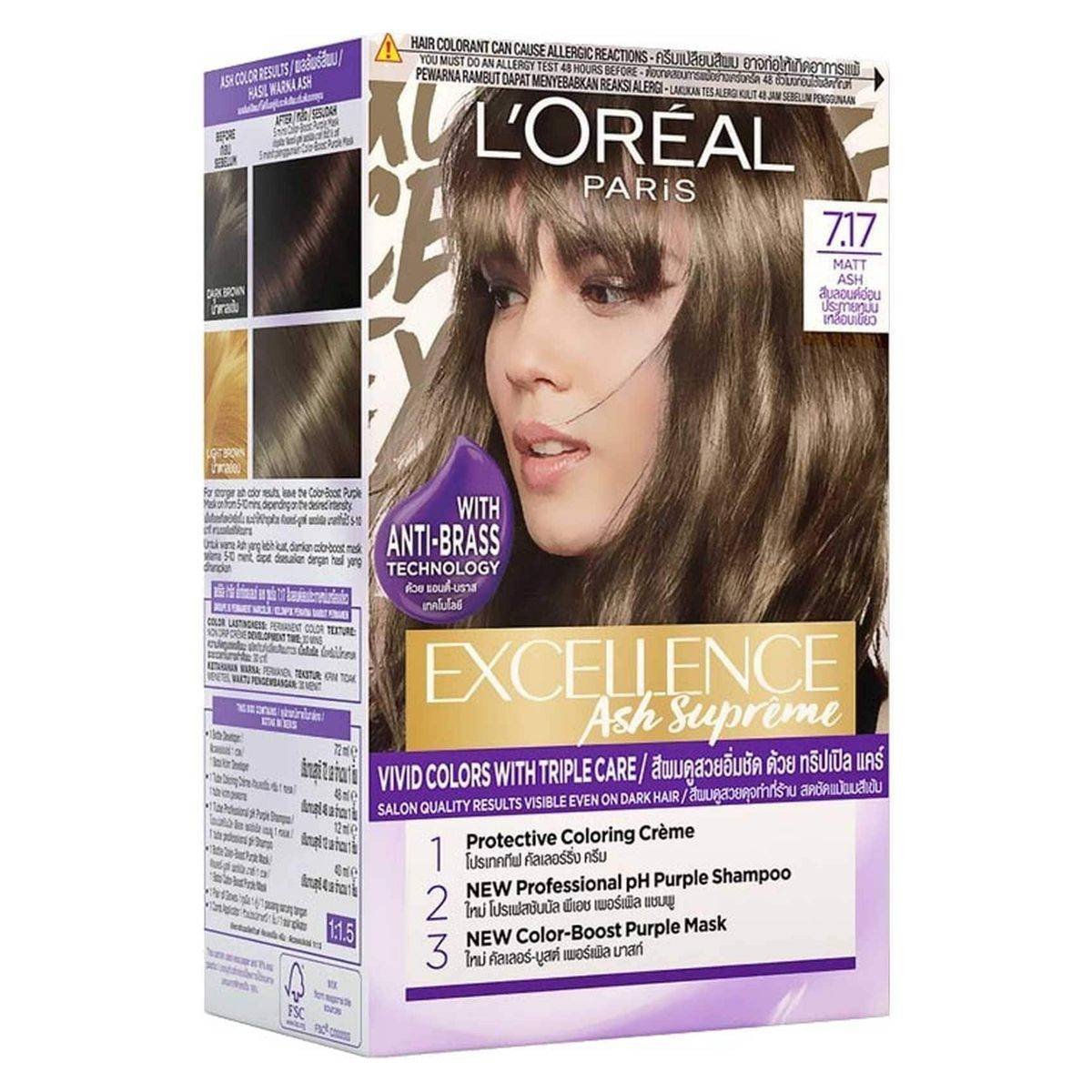 Loreal Paris Excellence 7.17 Ash Blonde