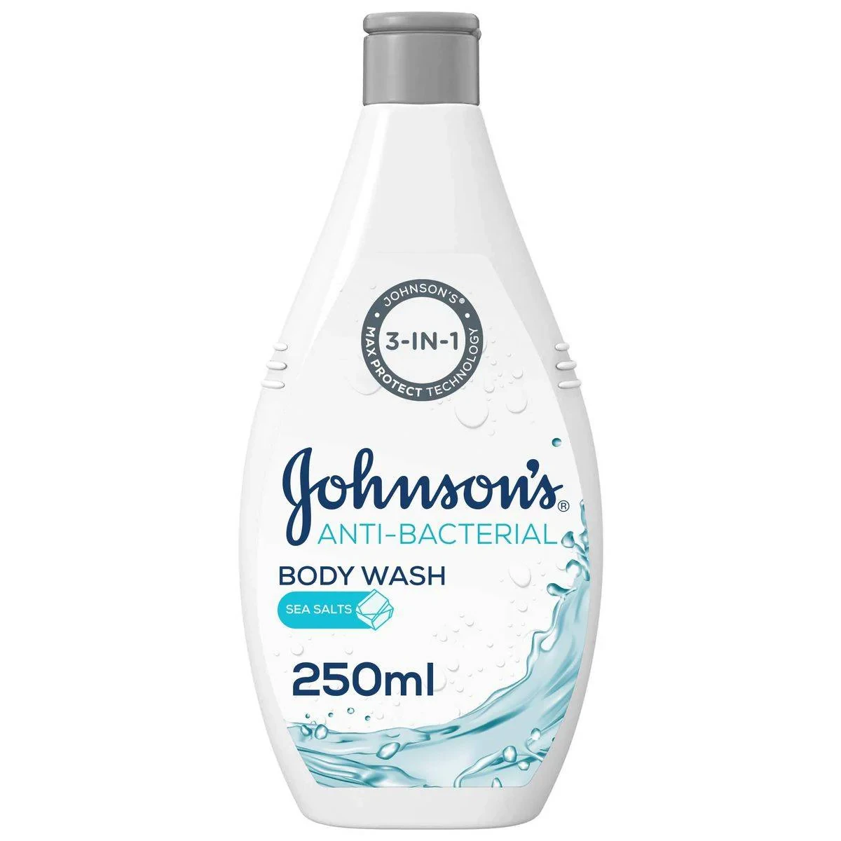 Johnsons Anti Bacterial Body Wash Sea Salts 250ml